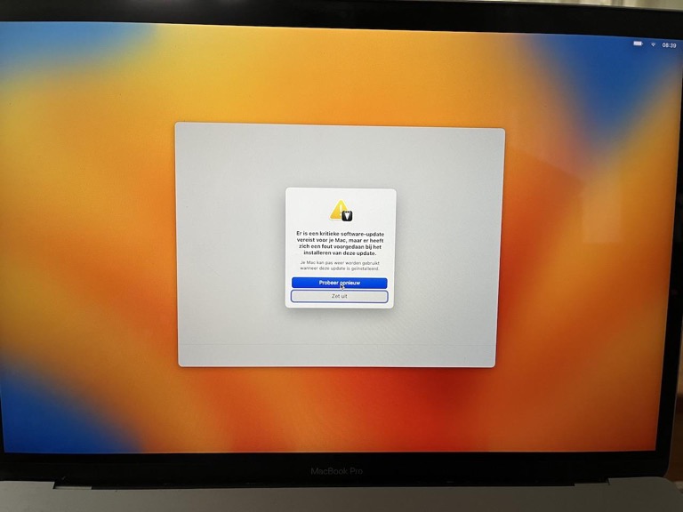 Wat te doen als je Mac geen updates installeert